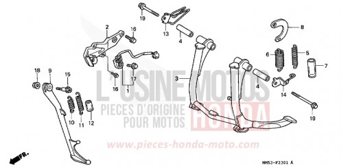 BEQUILLE (CBR1000FK) CBR1000FK de 1989